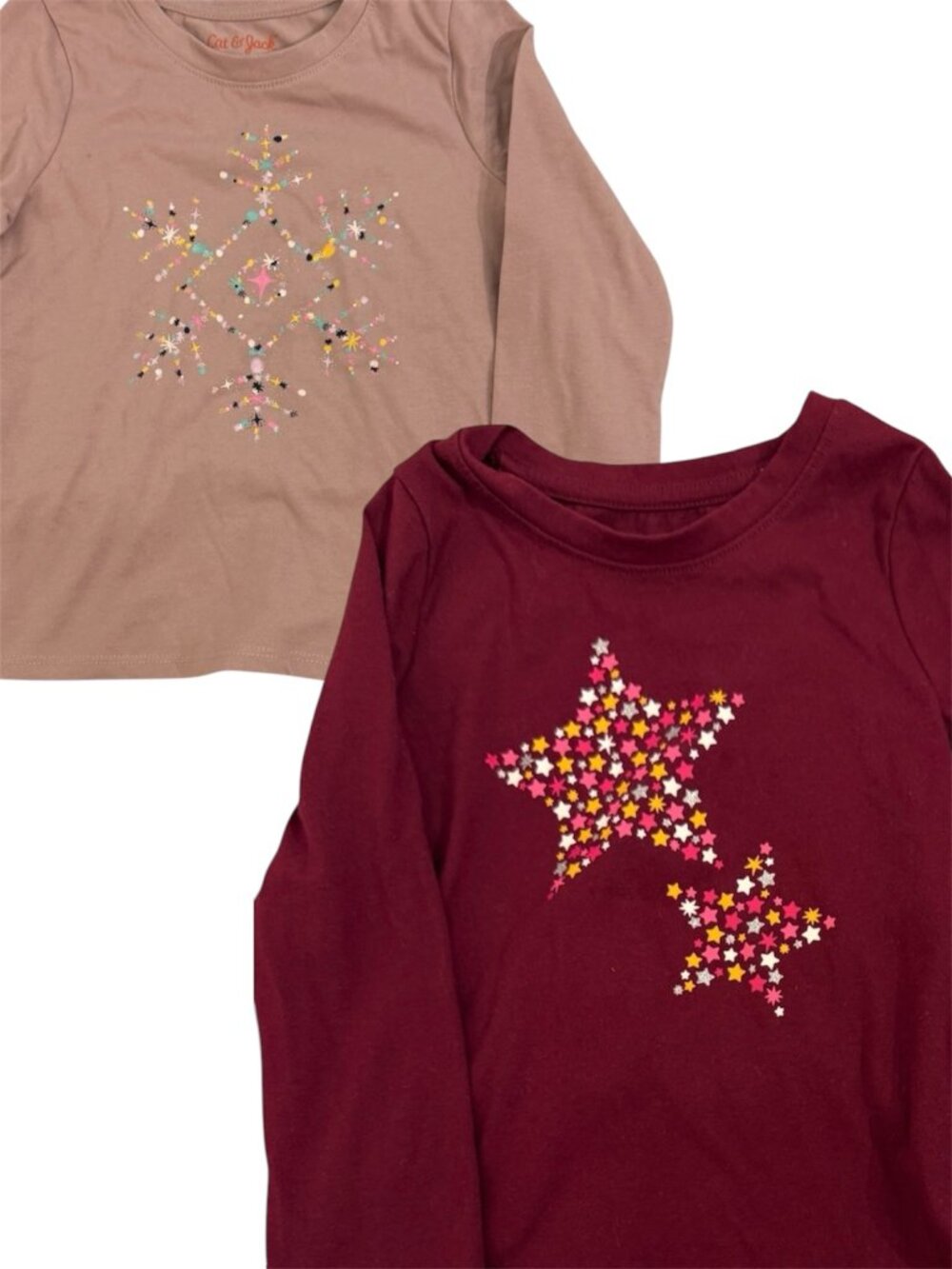 Bundle 2 Pair Girls Long Sleeve Tees 3T